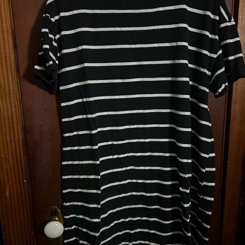Time and Tru Black and White Striped dress - 2 available.
